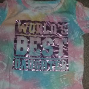 3/$20 Adorable girls tie/ dyed t shirt